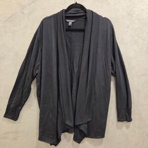 Athleta Pranayama Restore Wrap Cardigan Women's XL Casual Thumbholes Open‎ Front